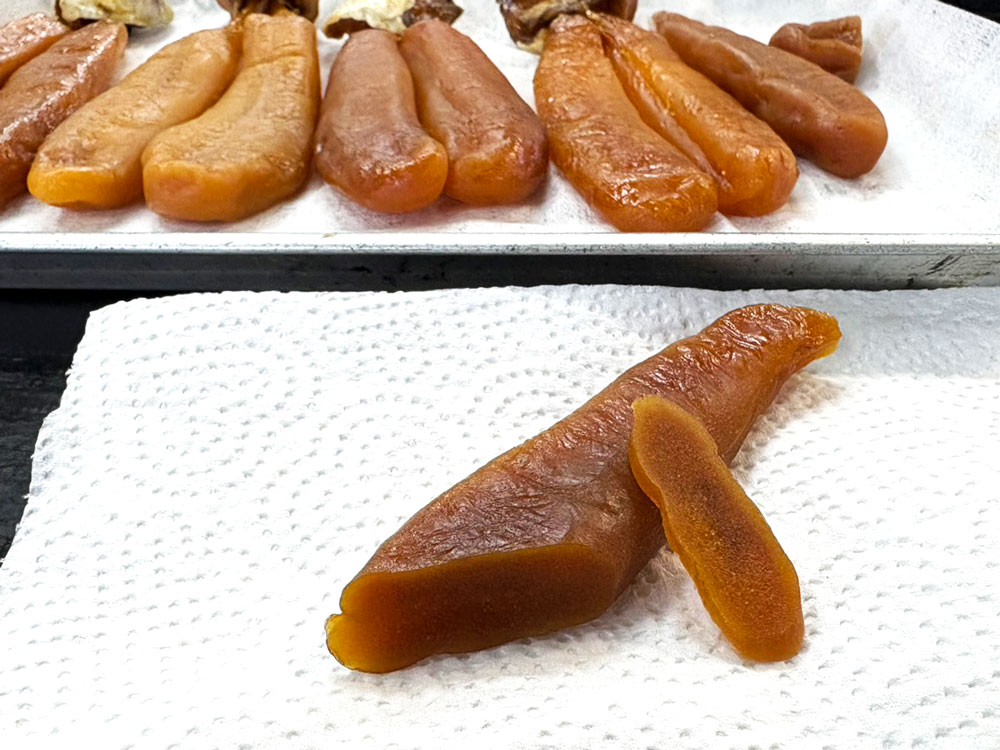 カラスミ製造工程