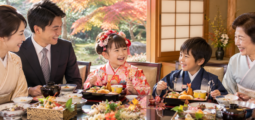 七五三のお祝いと食事の進め方【滋賀・甲賀で家族のお祝い】